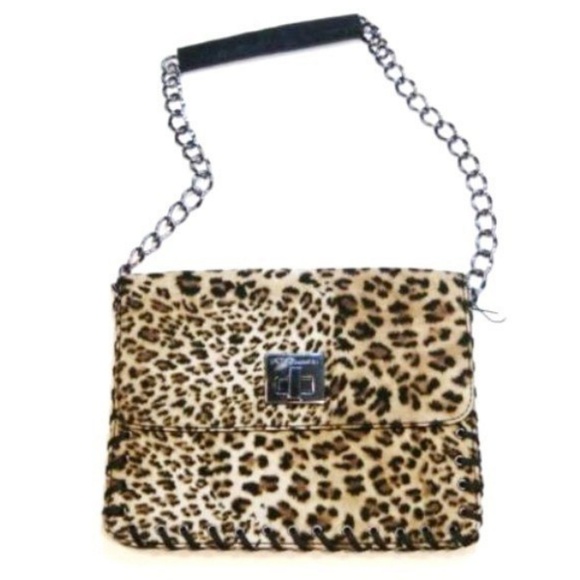 BCBGeneration Handbag Shoulderbag Cheetah Leopard - Picture 1 of 7